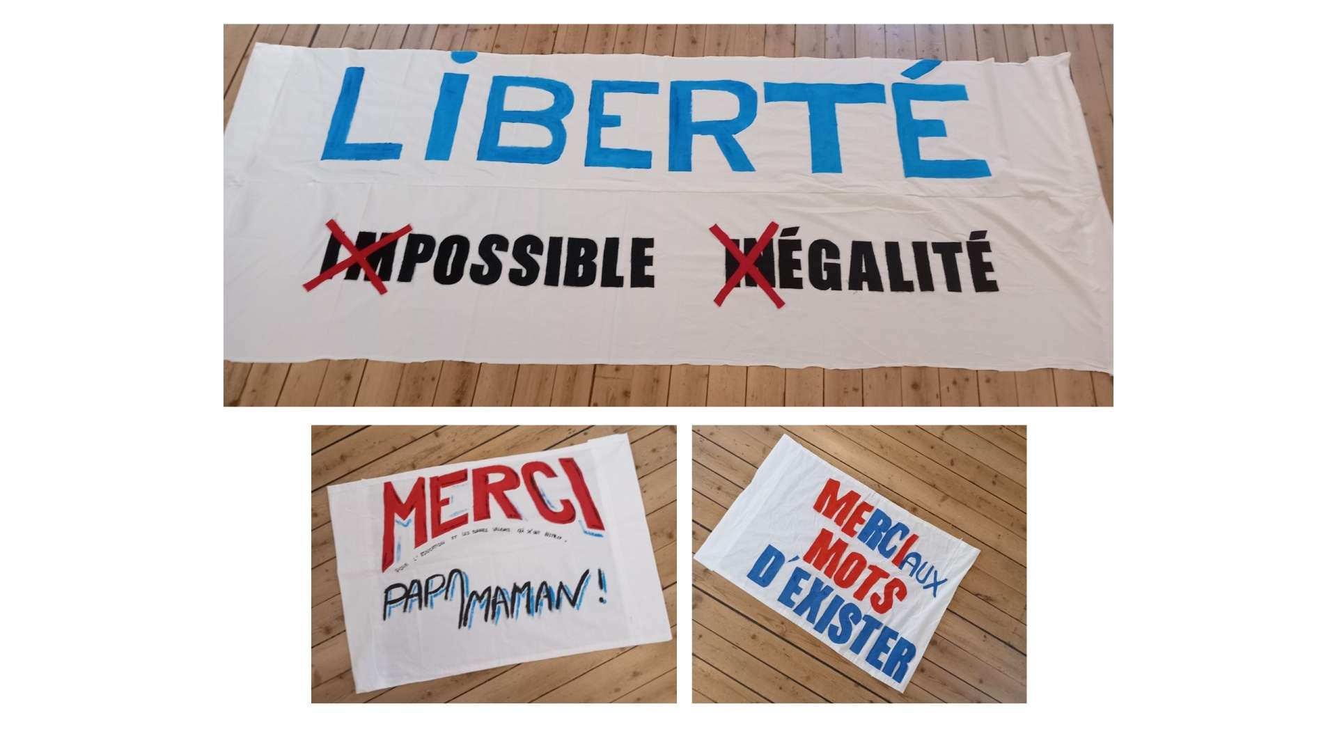 banderoles de manifestation