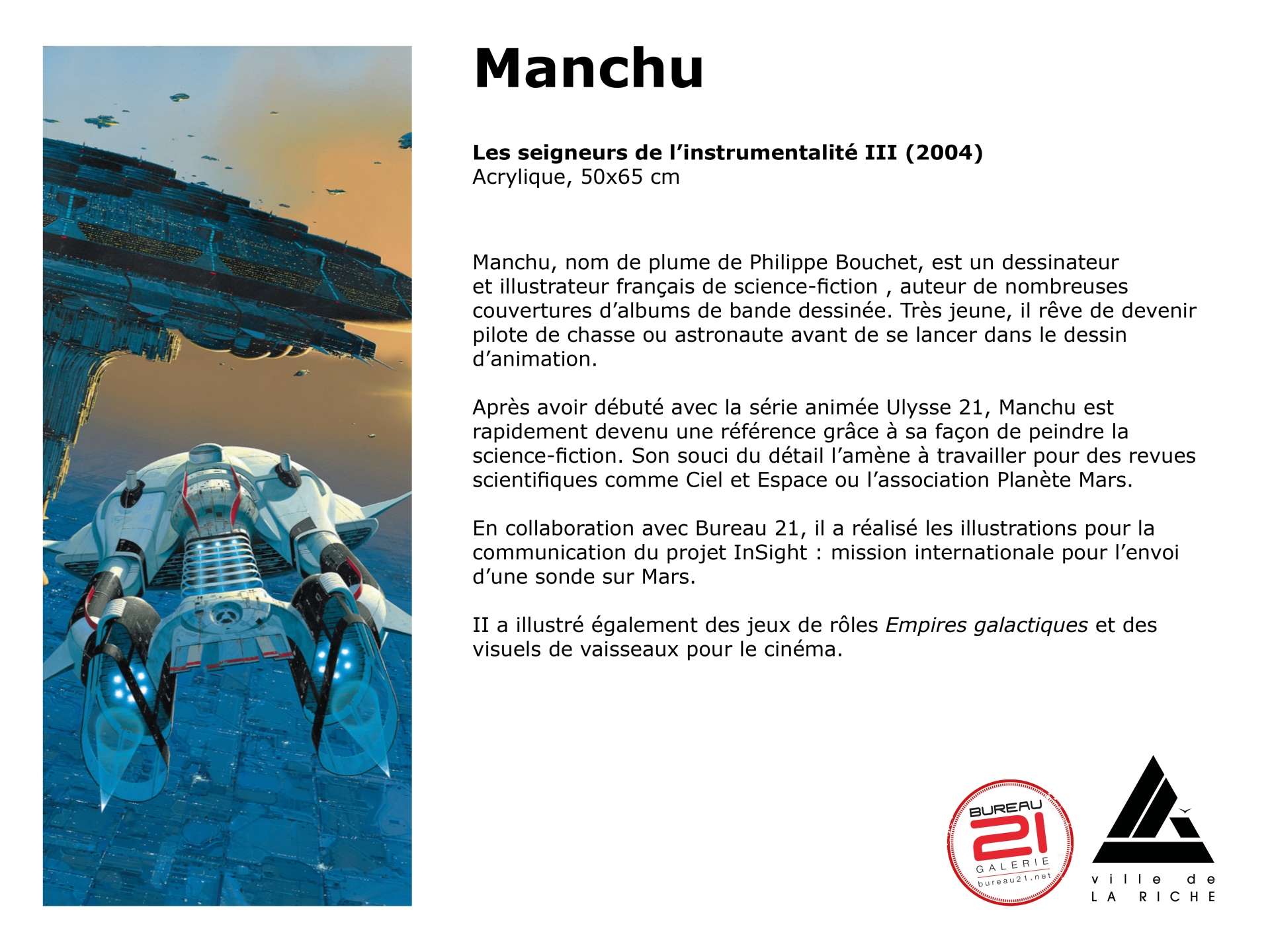 cartel d'oeuvre